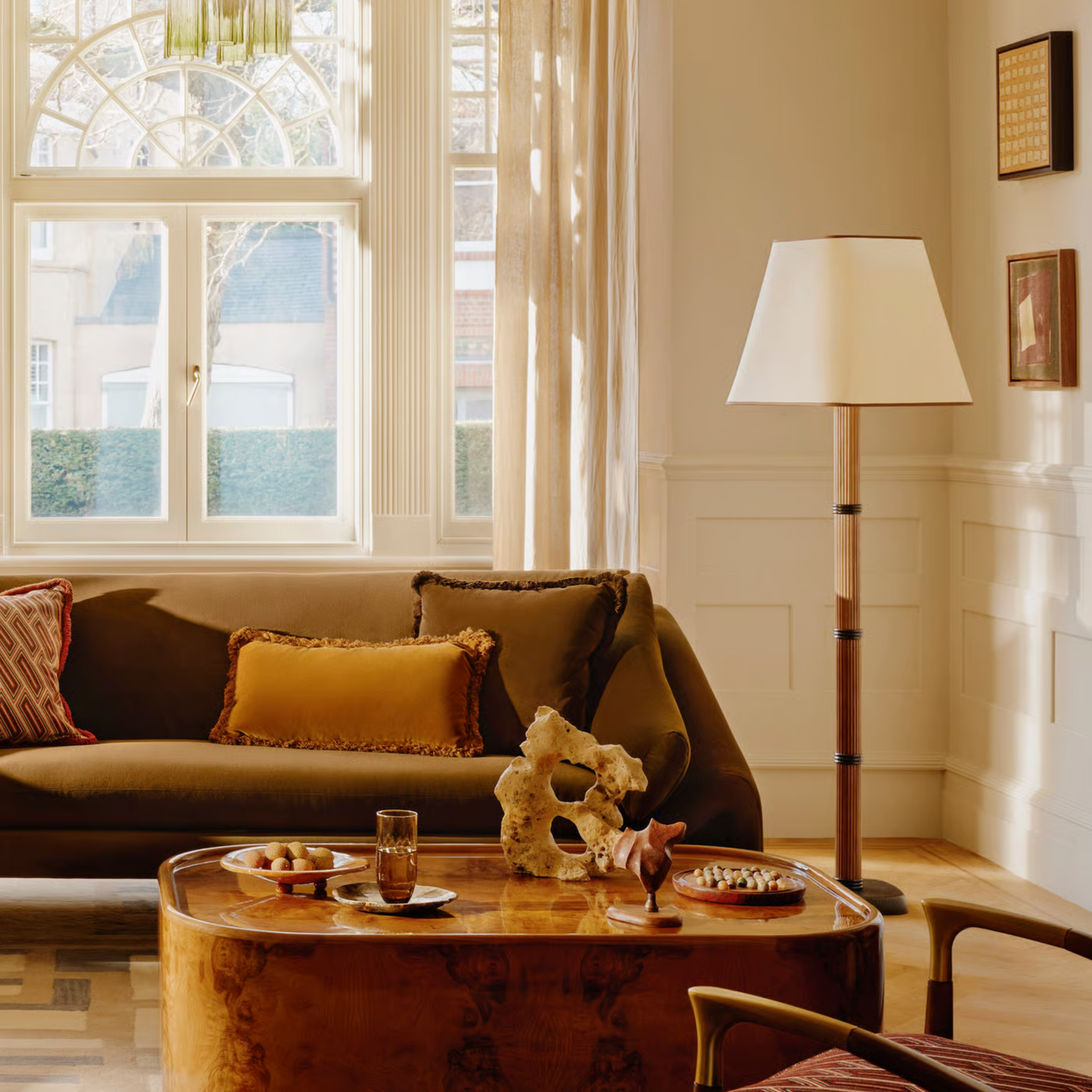 Soho Home - Dawson Coffee Table, Olive Ash Burl