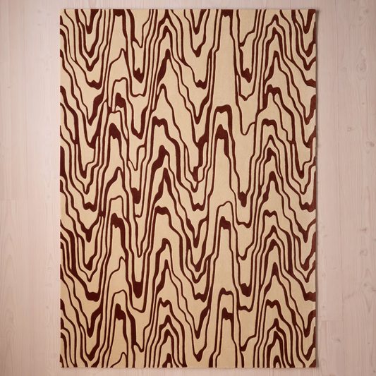 Soho Home -Griffiths Rug Rust | Modern Designer Rug