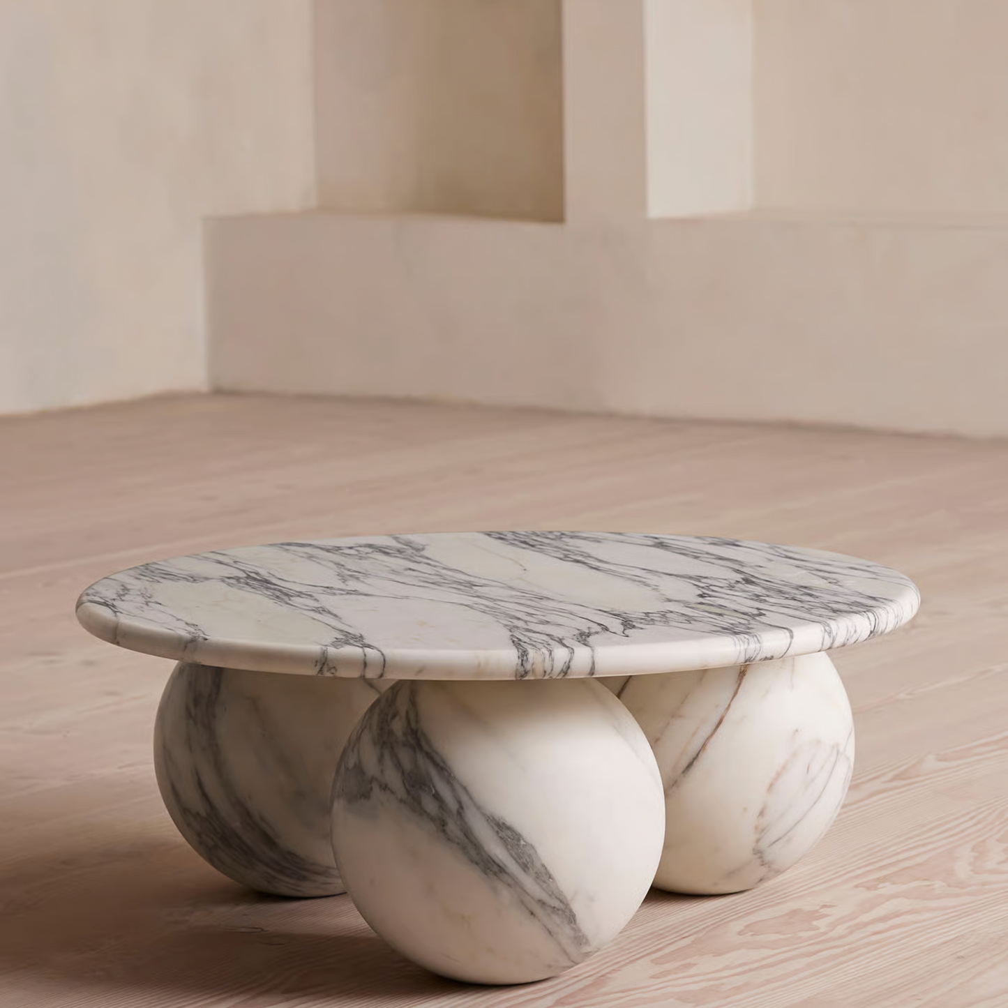 Soho Home - Oxley Coffee Table, Arabescato Corchia Marble