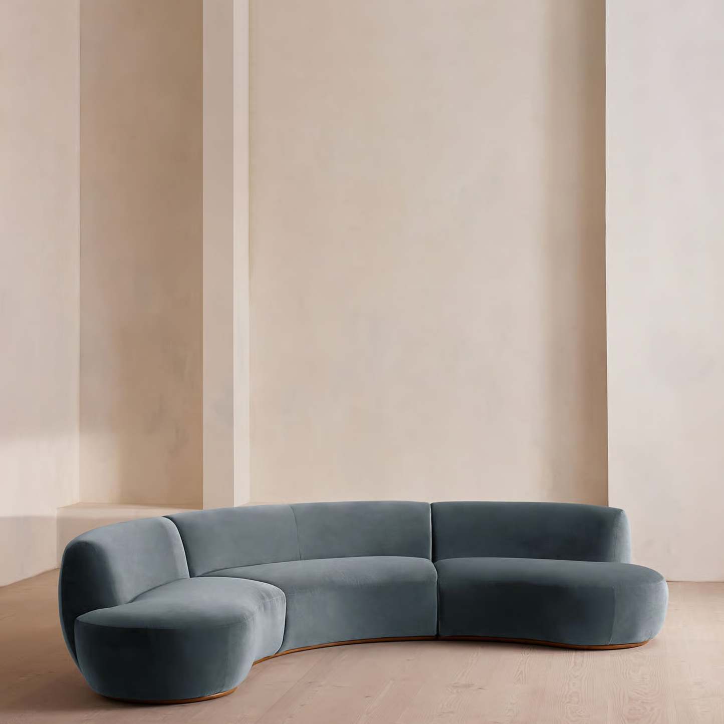 Soho Home- Aline Serpentine Sectional Sofa