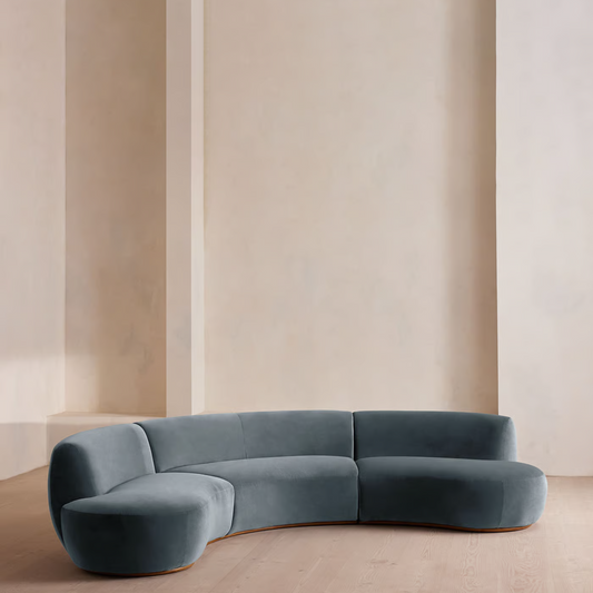Soho Home- Aline Serpentine Sectional Sofa