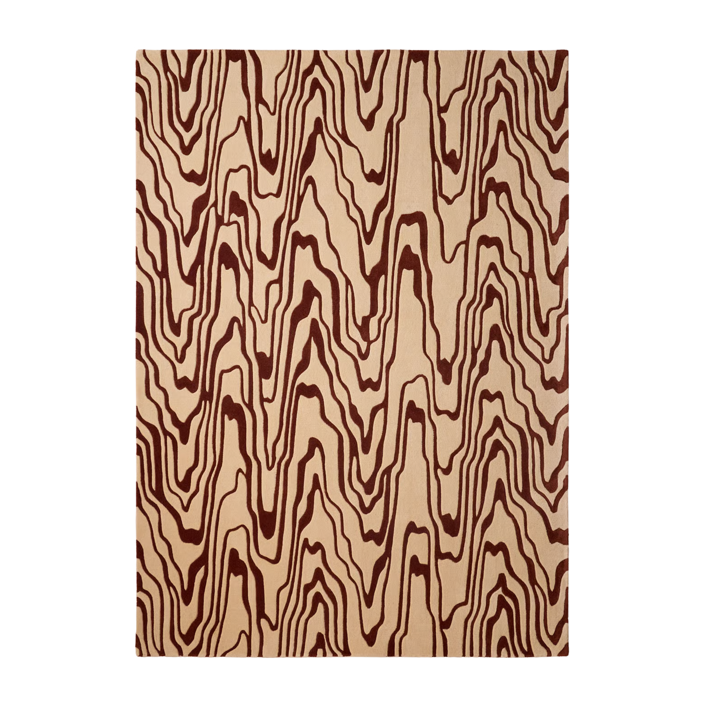 Soho Home -Griffiths Rug Rust | Modern Designer Rug