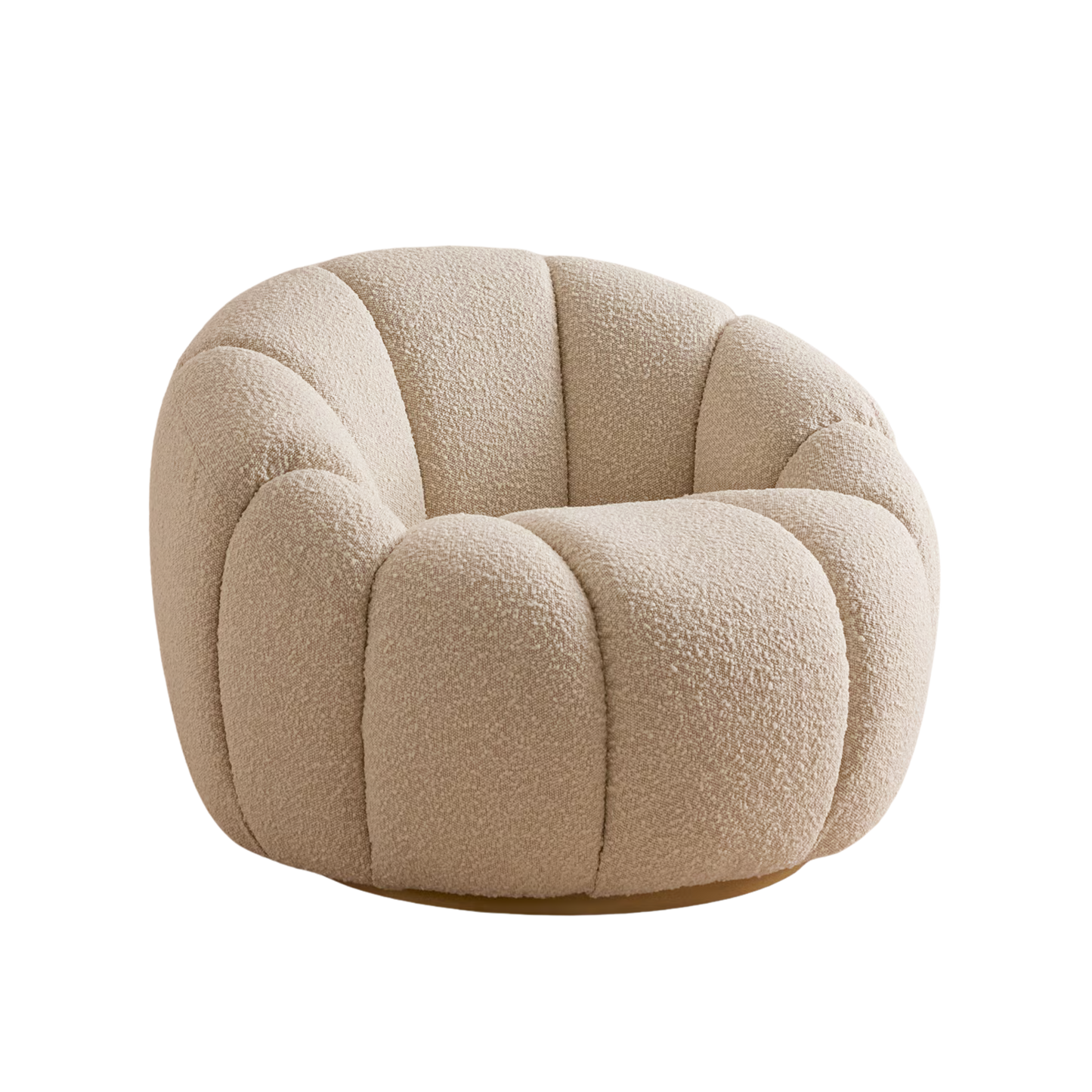 Soho Home- Garret Armchair, Boucle, Natural