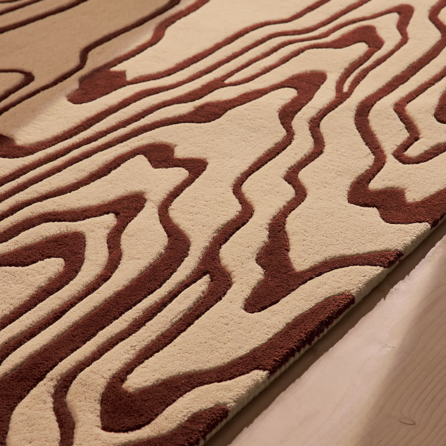 Soho Home -Griffiths Rug Rust | Modern Designer Rug