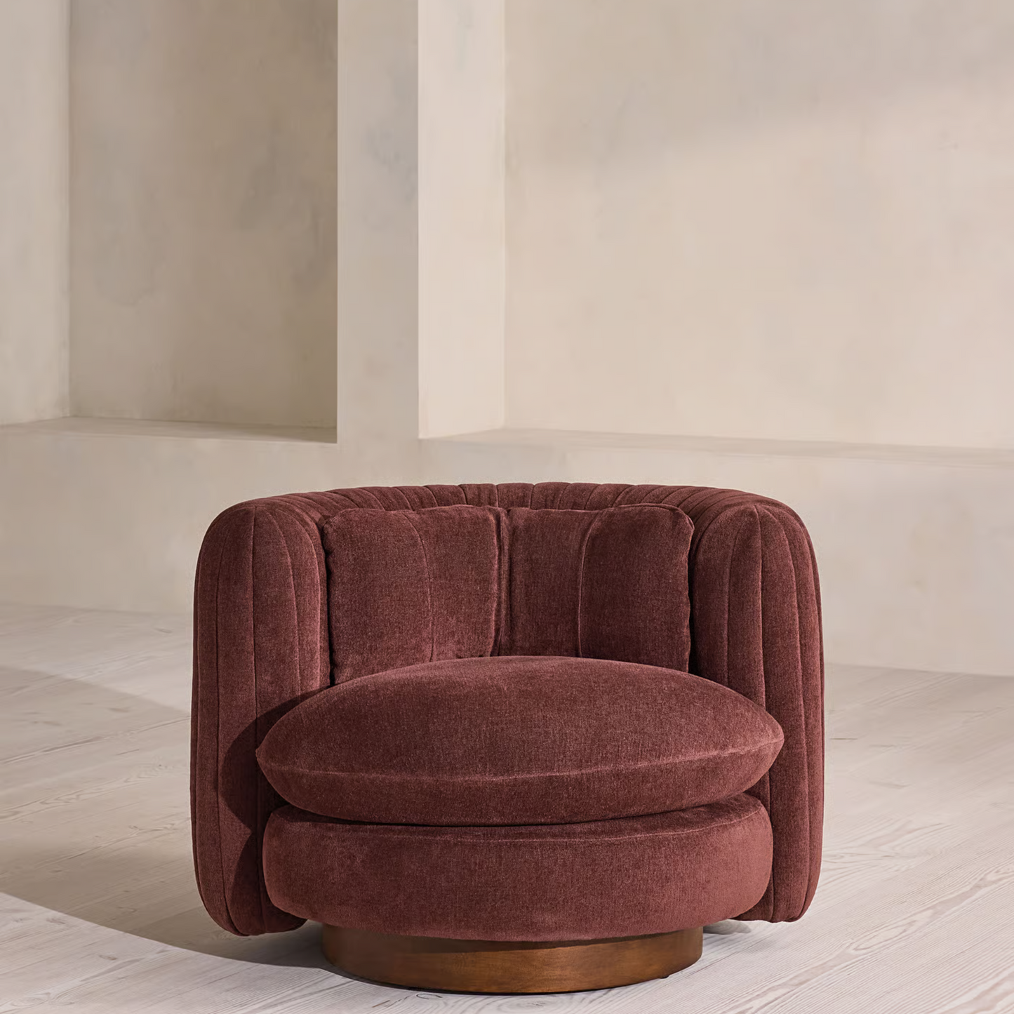 Soho Home- Vivienne Armchair, Linen Chenille