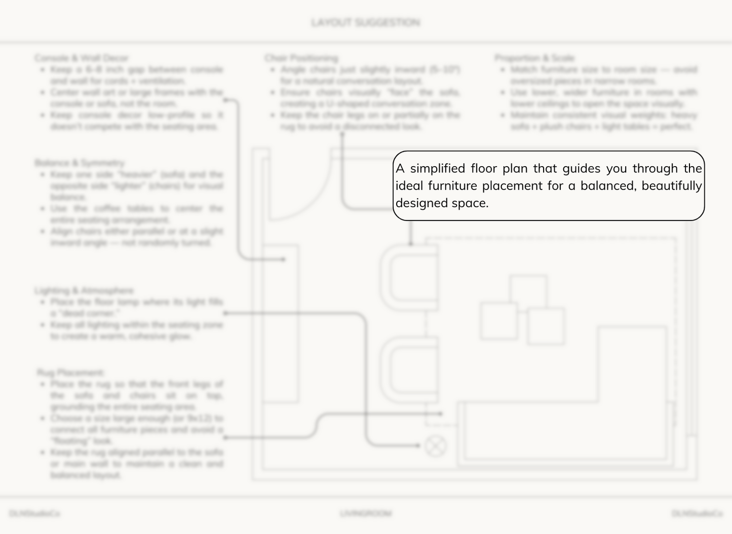 Modern Organic Living Room – Digital Design Guide & Shoplist