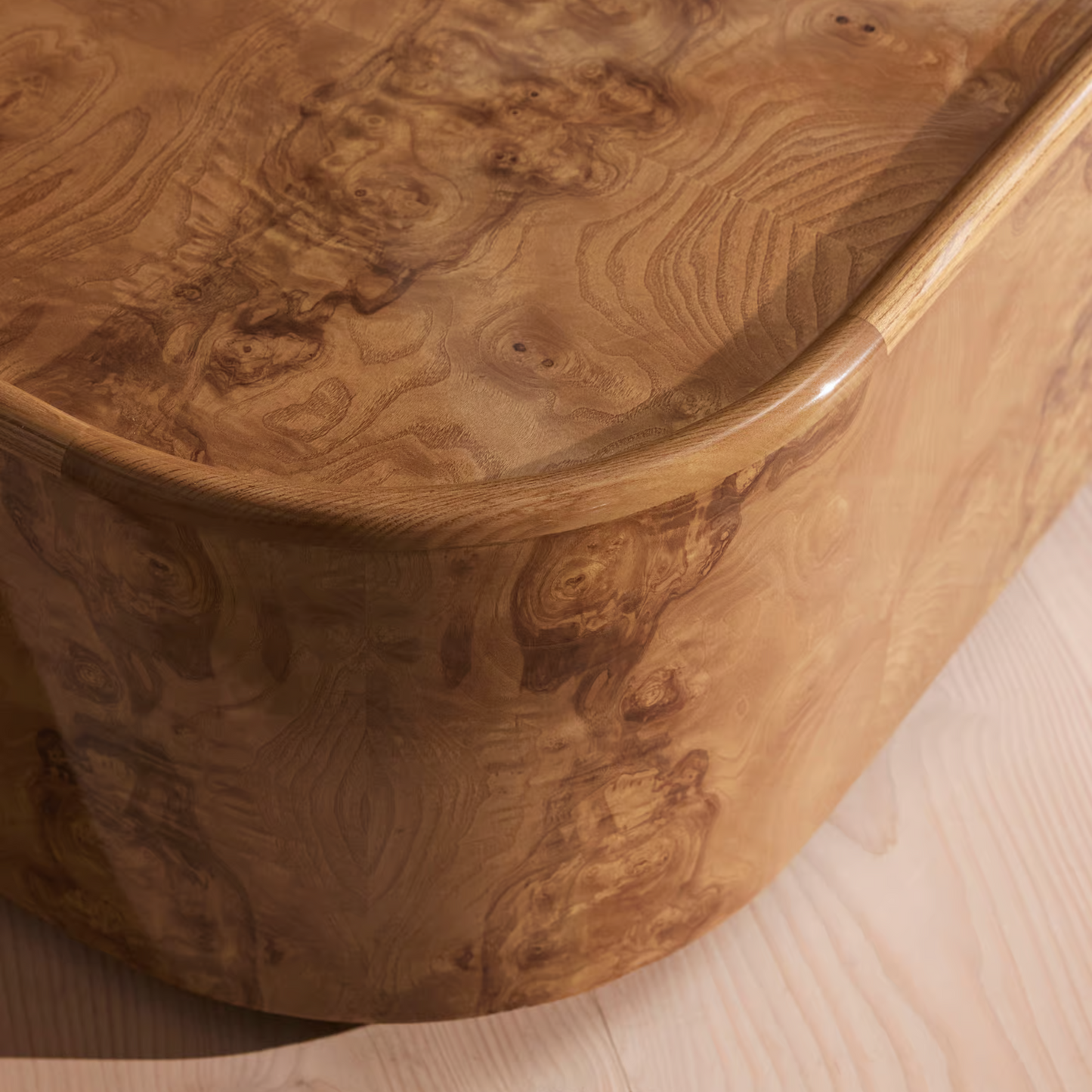 Soho Home - Dawson Coffee Table, Olive Ash Burl