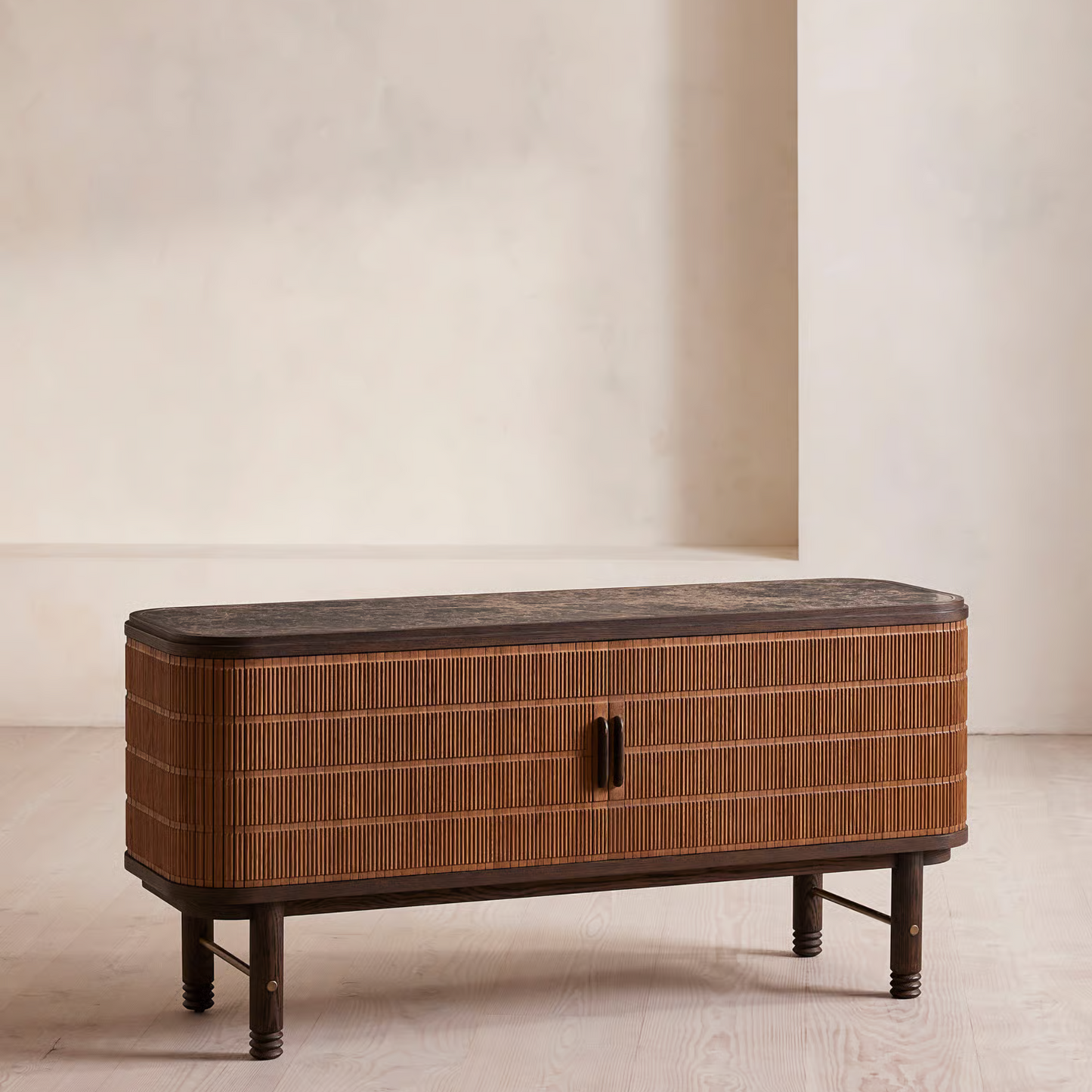 Soho Home - Cullen Sideboard, Dark Emperador Marble