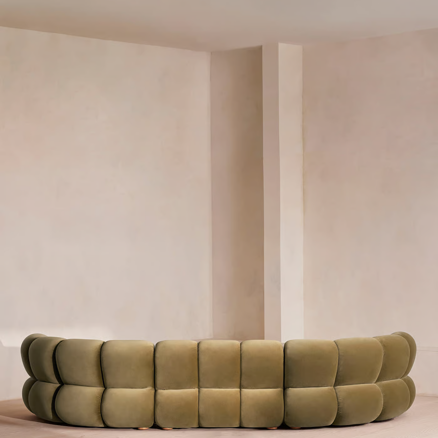 Soho Home- Noelle Sectional Curved Sofa