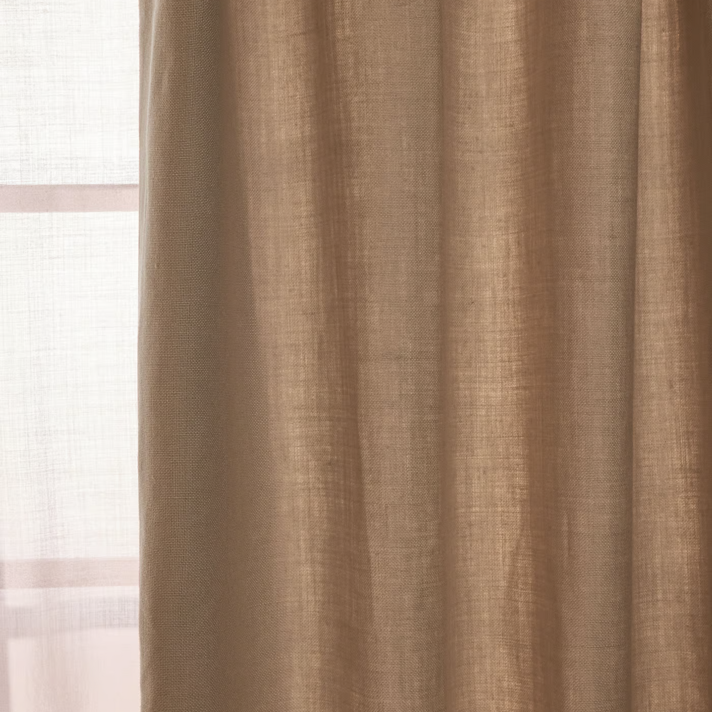 Soho Home - Vinnie Linen Curtains, Pair, Bisque