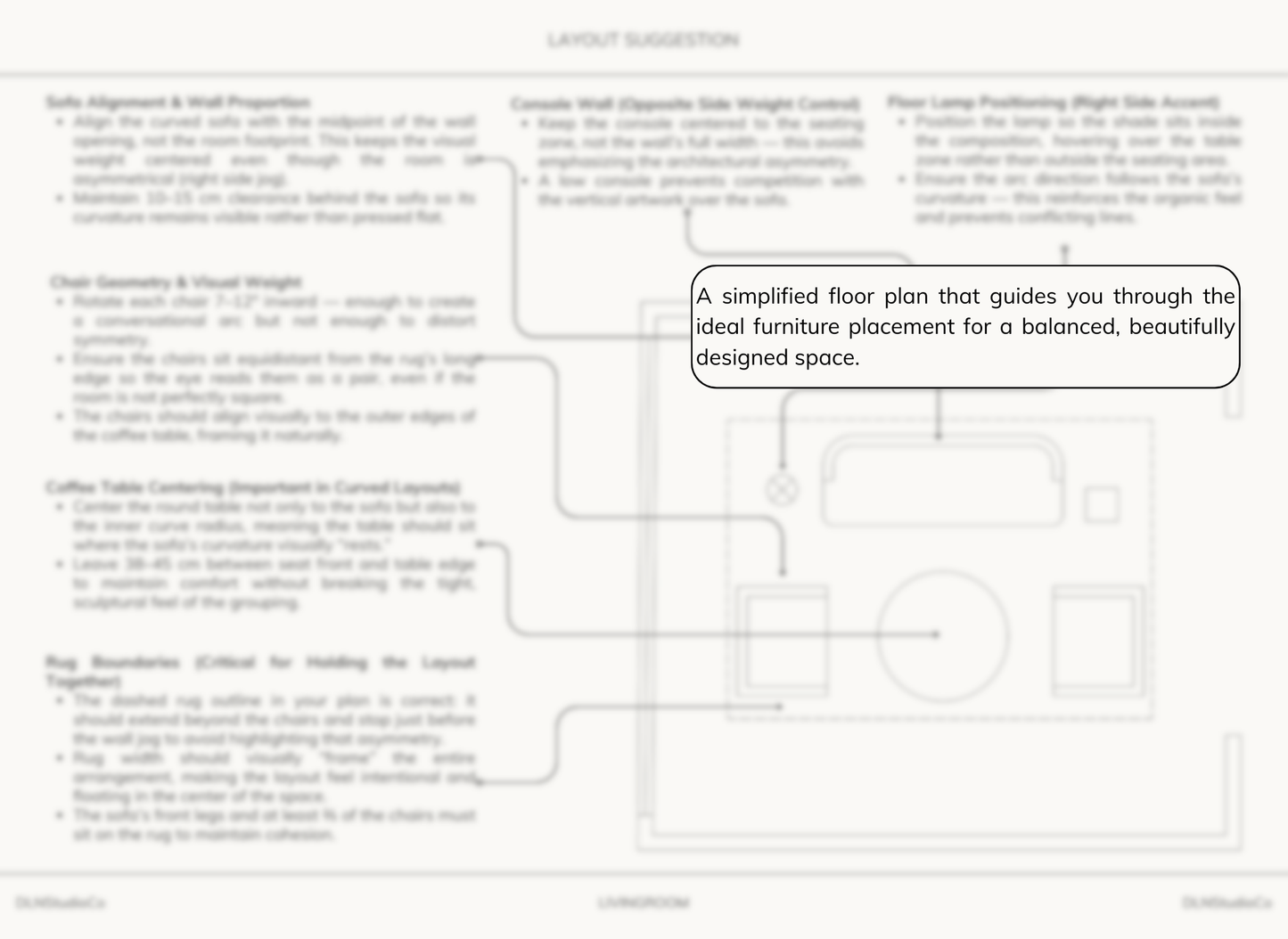 Modern Organic Luxe Living Room – Digital Design Guide & Shoplist