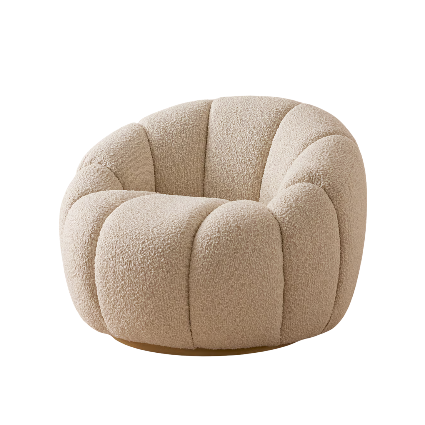 Soho Home- Garret Armchair, Boucle, Natural