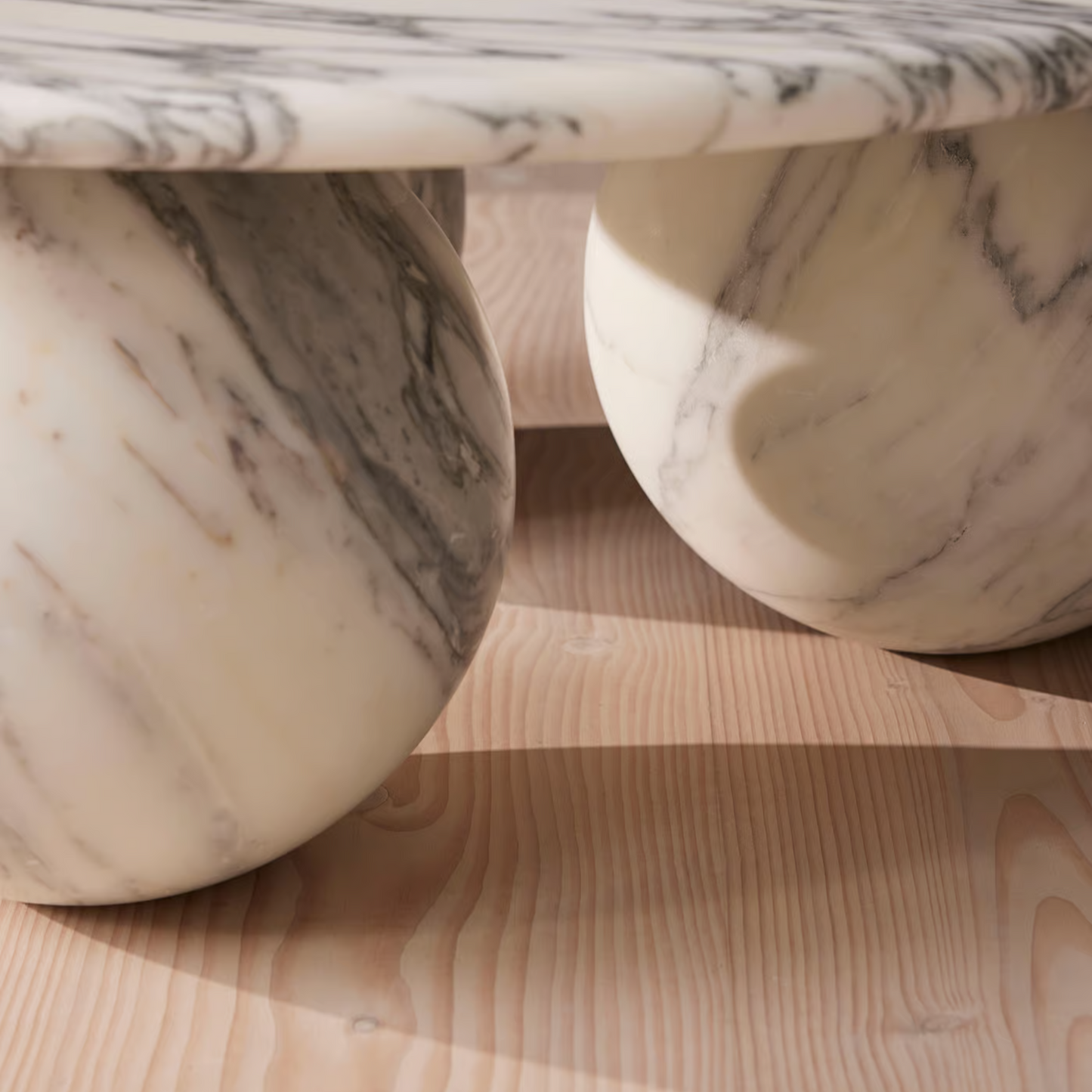 Soho Home - Oxley Coffee Table, Arabescato Corchia Marble