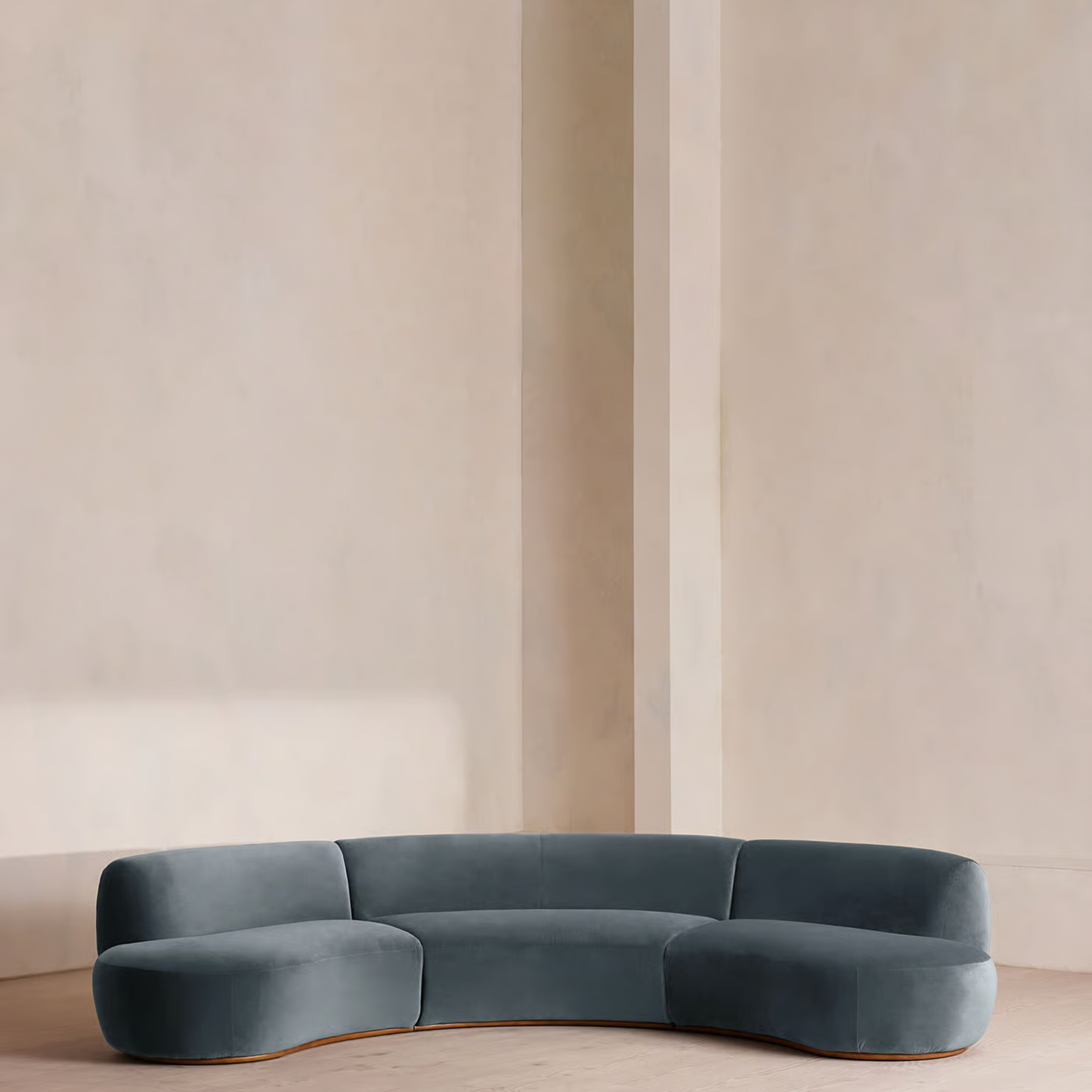 Soho Home- Aline Serpentine Sectional Sofa