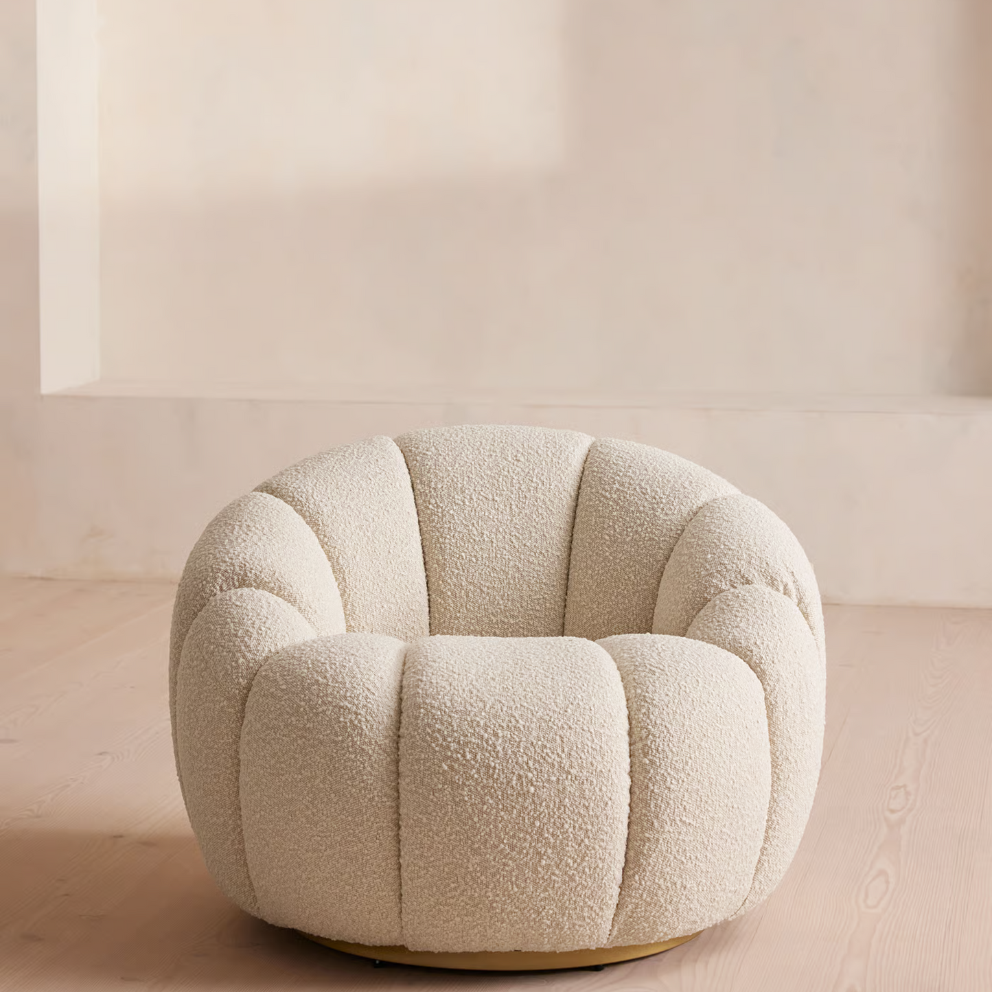 Soho Home- Garret Armchair, Boucle, Natural