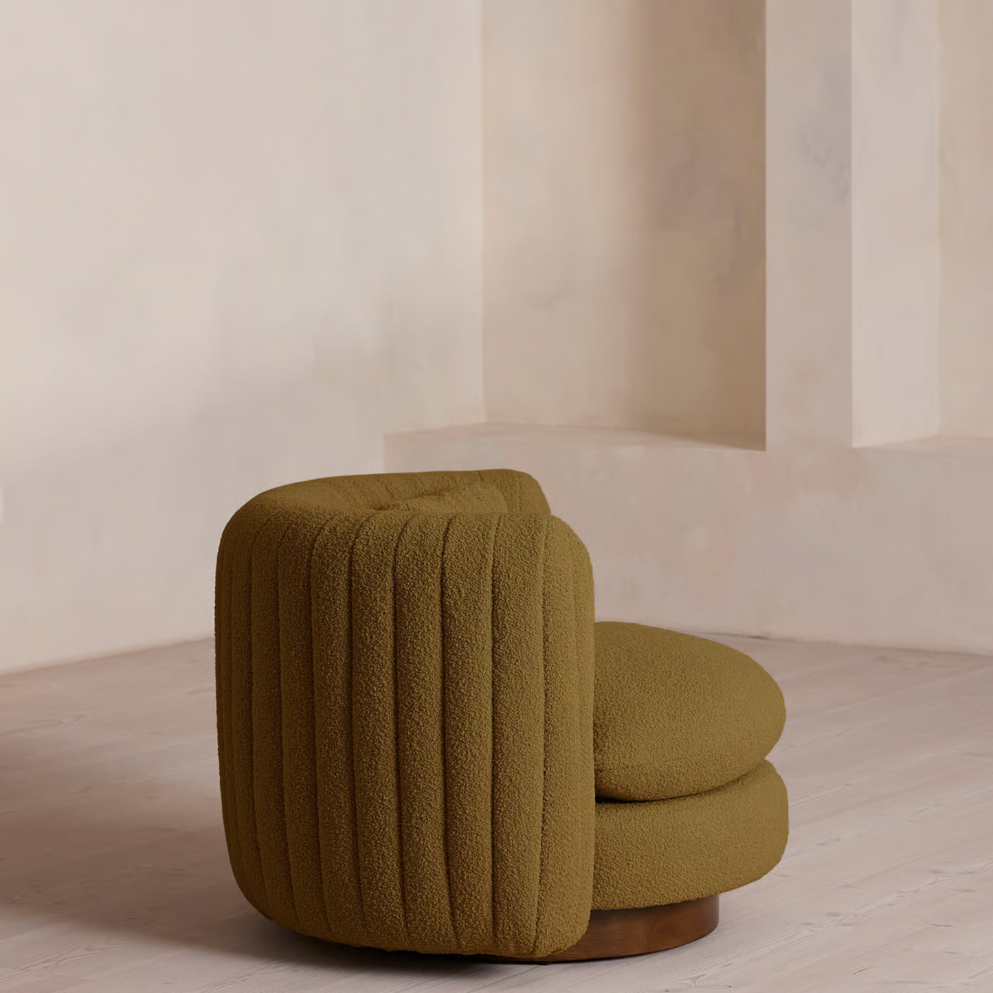 Soho Home-Vivienne Armchair, Textured Wool Boucle