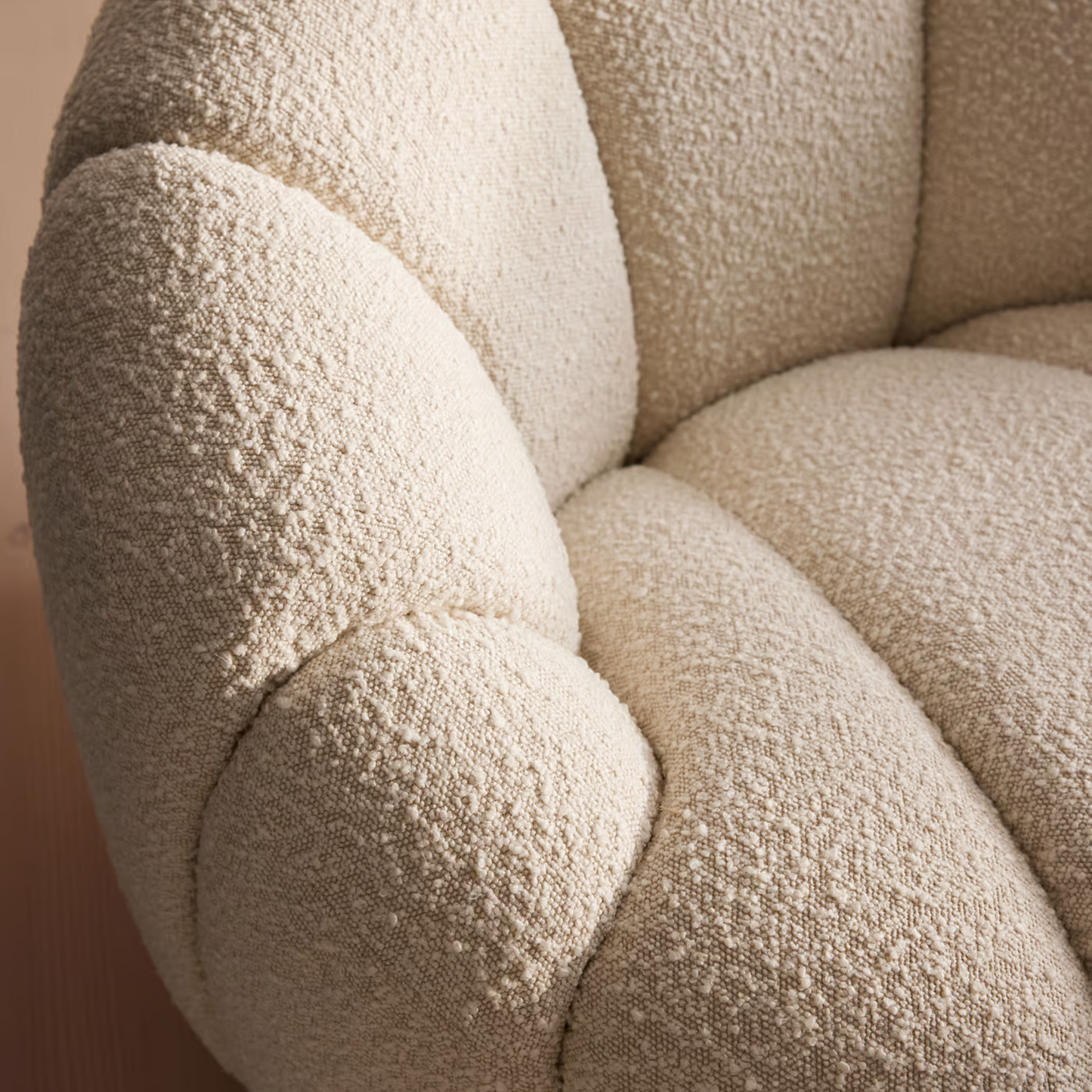 Soho Home- Garret Armchair, Boucle, Natural